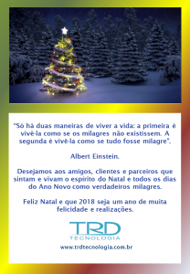 Mensagem de Natal e Ano Novo